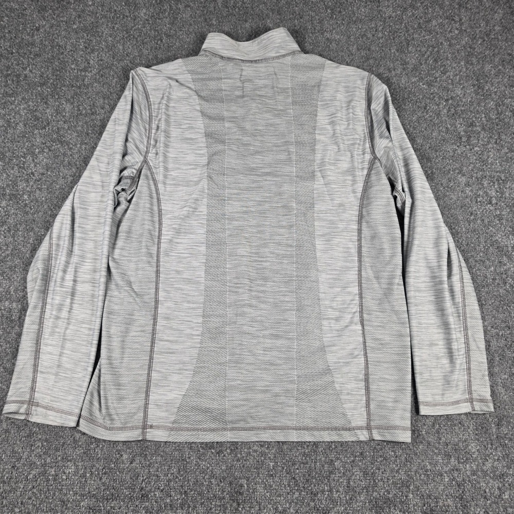 Tommy Bahama IslandZone Quarter Zip Mens Medium Gray Pullover Space Dye - Picture 8 of 8